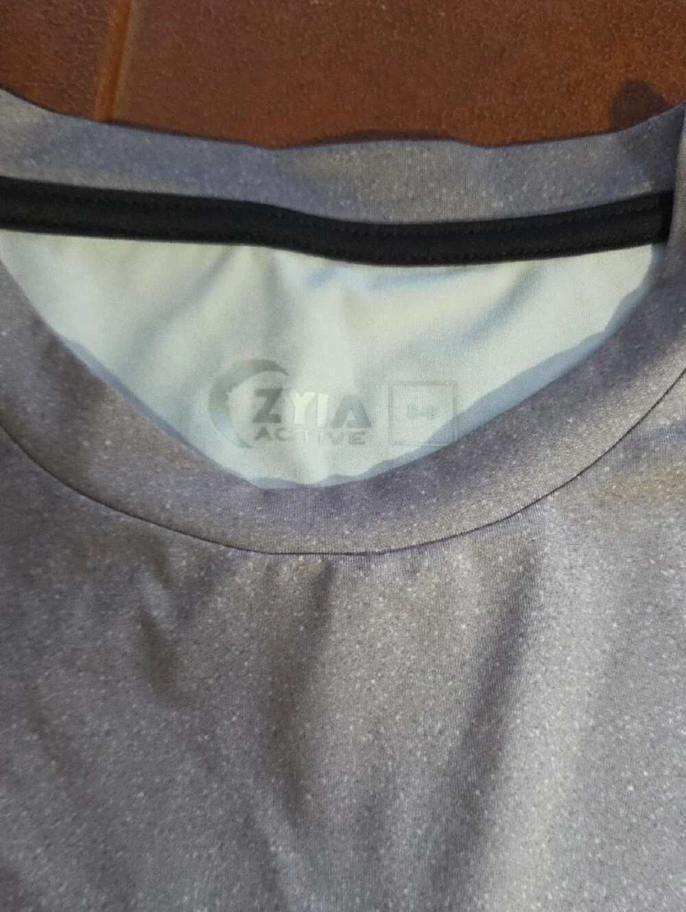 2ZYIA Active Youth Tee in Grey/black and Camouflage